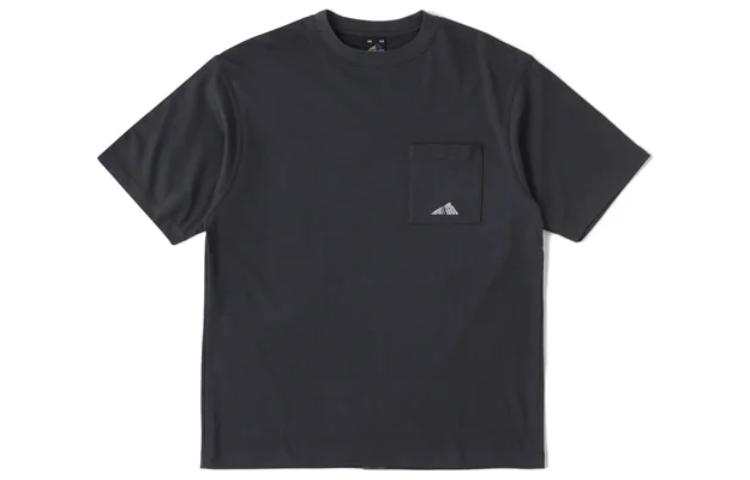 New Balance New Balance T Shirts Men's Black Crew Neck Moderate Straight Fit