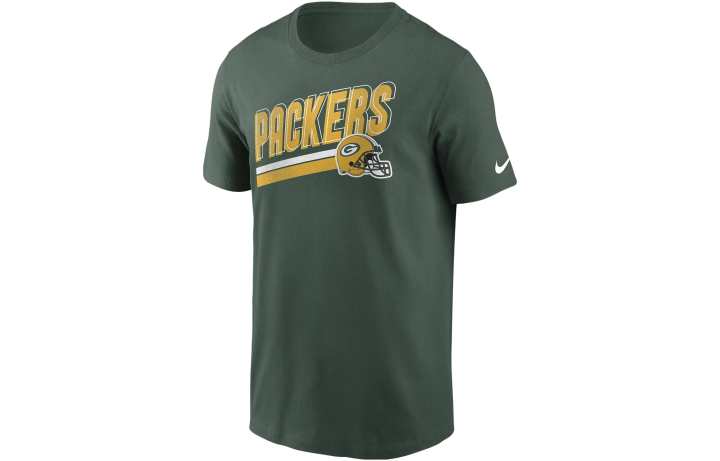 Nike Nike Bay Packers Rewind Front And Back Hit Essential Men's Nike Nfl T-Shirt