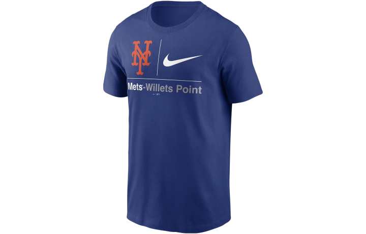 Nike Nike T Shirts Men's Blue Crew Neck Moderate Straight Fit