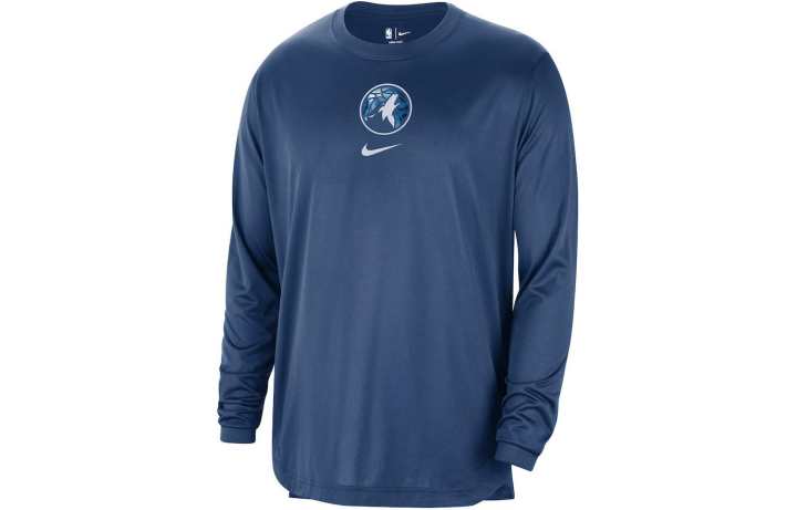 Nike Nike T Shirts Unisex Blue Crew Neck Moderate Straight Fit