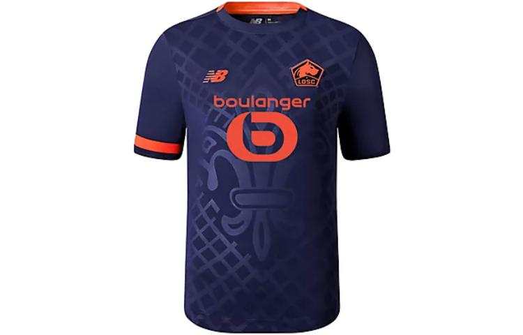 New Balance New Balance T Shirts Men's Dark Blue Crew Neck Moderate Straight Fit