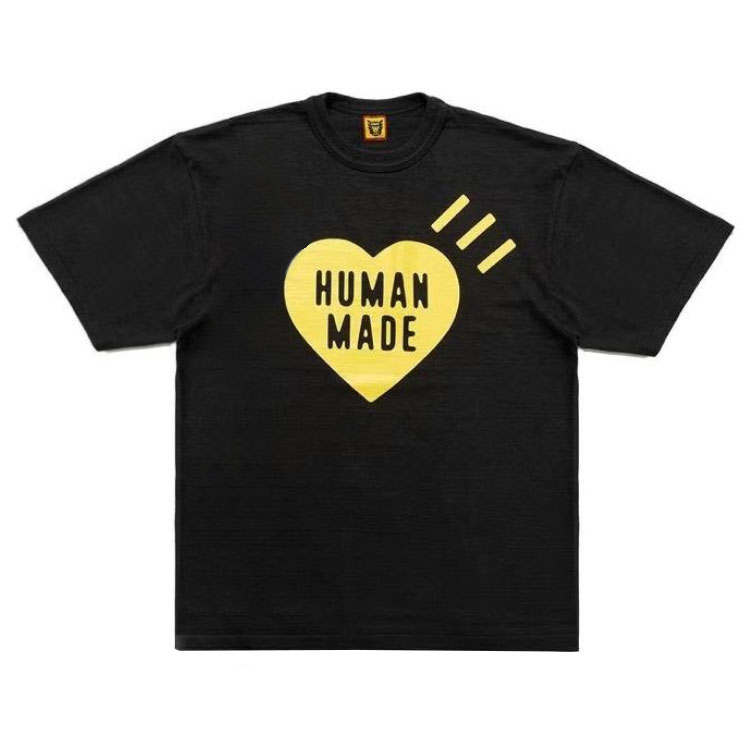 HUMAN MADE T Shirts Unisex Crew Neck Moderate Straight Fit