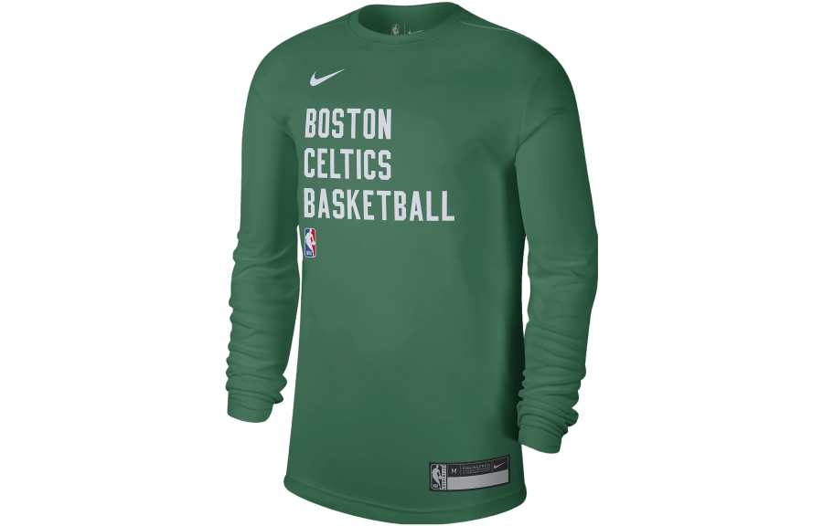 Nike Nike Dri Fit T Shirts Men's Green Crew Neck Moderate Straight Fit