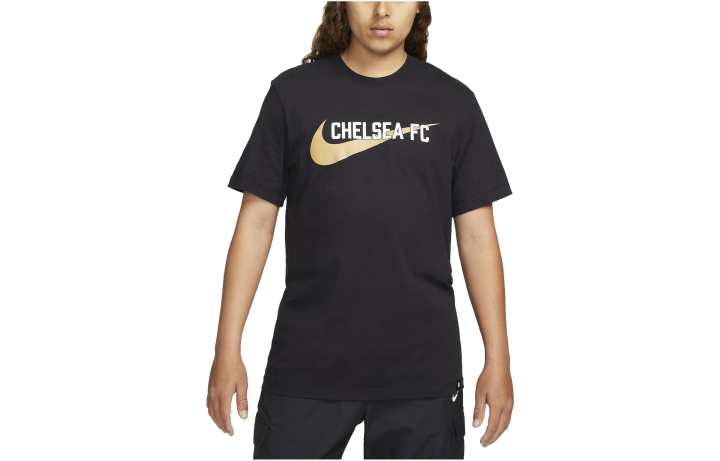 Nike Nike T Shirts Men's Black Crew Neck Moderate Straight Fit