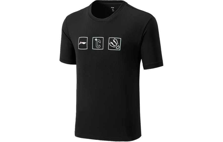 Li-Ning Li Ning Badminton Collection T Shirt Unisex Black