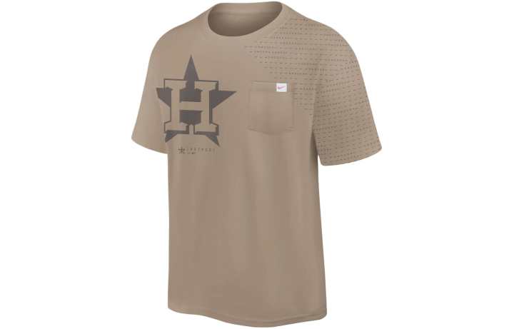 Nike Nike Houston Astros Statement Max90 T Shirt Men's Khaki