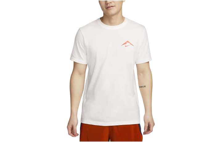 Nike Nike T Shirts Men's White Crew Neck Moderate Straight Fit