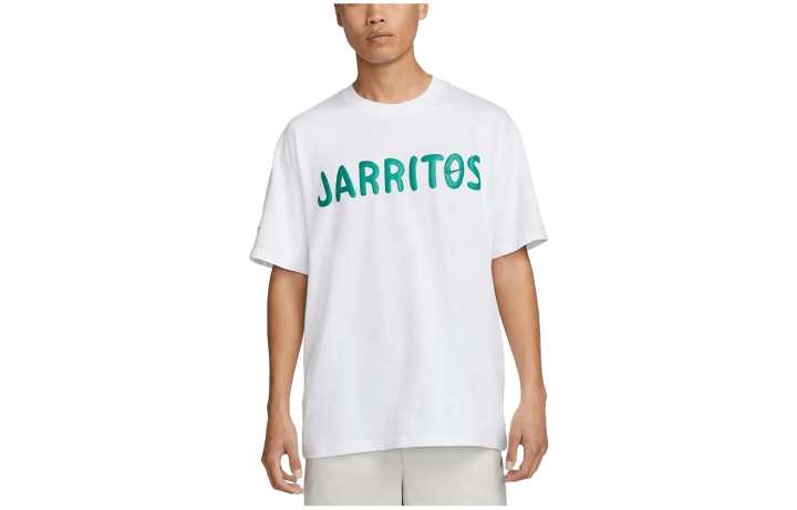 Nike Nike SB X Jarritos SS23 T Shirts Men's White Crew Neck Moderate Straight Fit