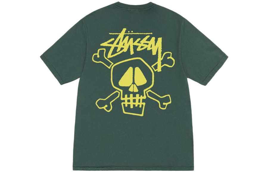 Stussy Stussy Skull Bones Pigment Dyed Tee