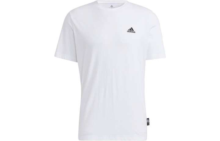 Adidas Adidas T Shirts Unisex White Crew Neck Moderate Straight Fit