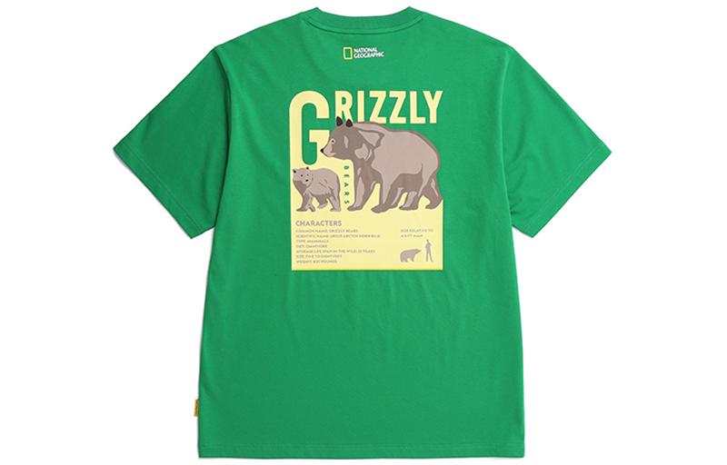 NATIONAL GEOGRAPHIC T Shirts Unisex Crew Neck Thin Straight Fit
