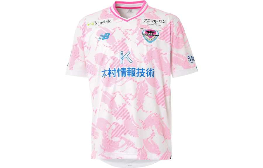 New Balance New Balance T Shirts Men's Pink V Neck Moderate Straight Fit