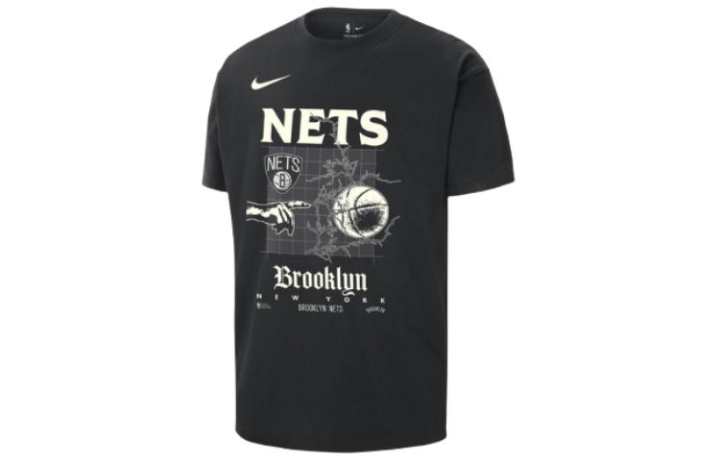 Nike Nike Brooklyn Nets Courtside T Shirt Men's Black