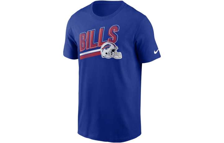 Nike Nike T Shirts Men's Blue Crew Neck Moderate Straight Fit