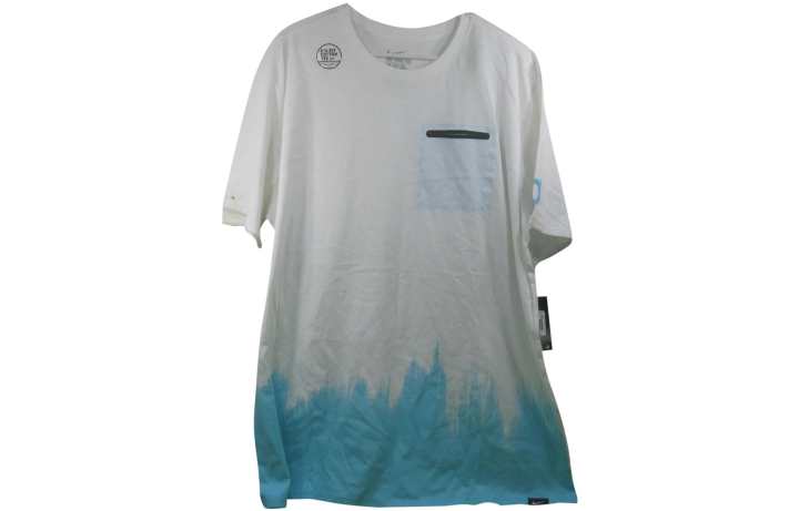 Nike Nike T Shirts Men's White Crew Neck Moderate Straight Fit