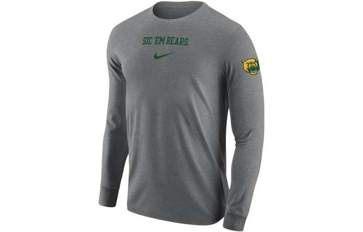 Nike Nike T Shirts Men's Gray Crew Neck Moderate Straight Fit