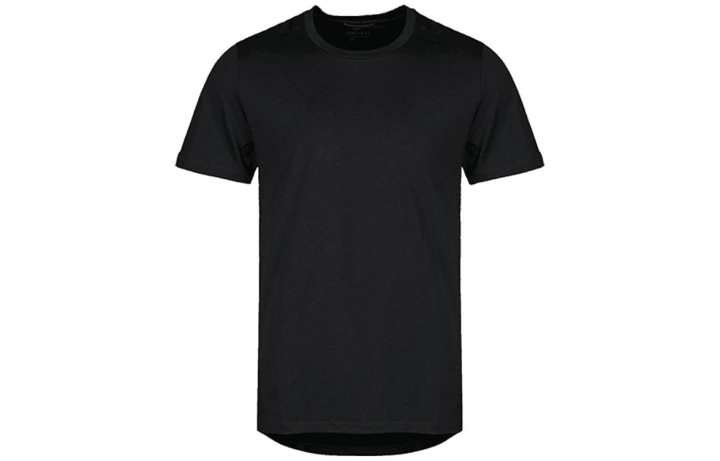 Nike Nike T Shirts Men's Black Crew Neck Moderate Straight Fit