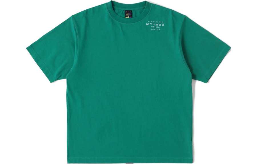 New Balance New Balance MT1996 T Shirts Men's Pine Green Crew Neck Moderate