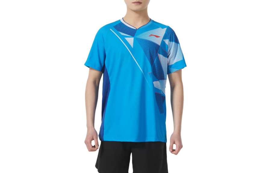 Li-Ning Li Ning Badminton Collection T Shirt Unisex Blue
