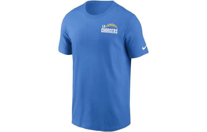 Nike Nike T Shirts Men's Blue Crew Neck Moderate Straight Fit