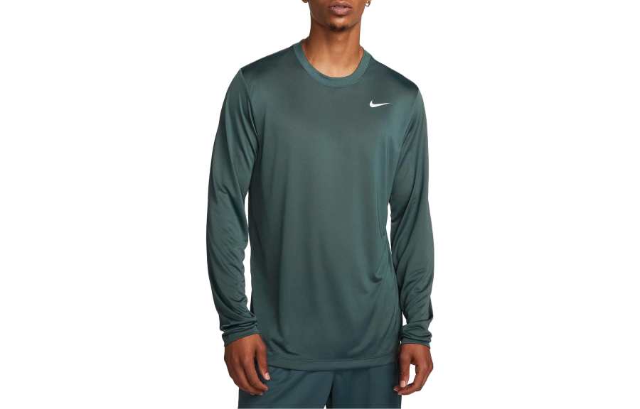 Nike Nike T Shirts Men's Green Crew Neck Moderate Straight Fit