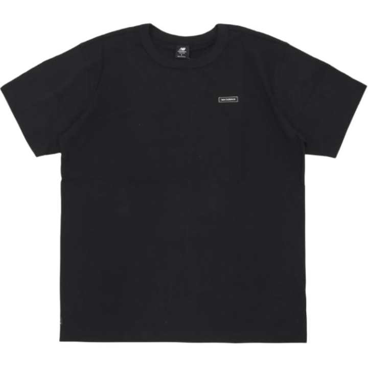 New Balance New Balance T Shirts Men's Black Crew Neck Moderate Straight Fit