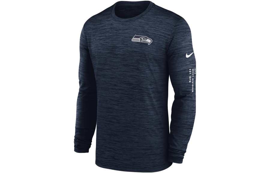 Nike Nike T Shirts Men's Marine Blue Crew Neck Moderate Straight Fit