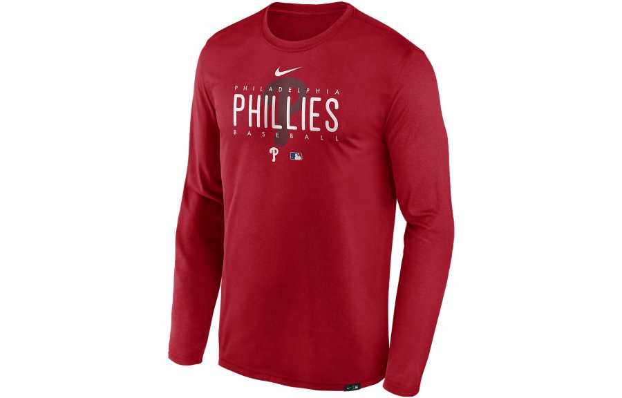 Nike Nike Philadelphia Phillies Authentic Collection Team Issue Men's Nike Dri-FIT Mlb Long-Sleeve T-Shirt