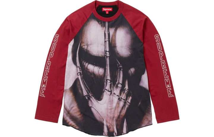 Supreme Supreme H.R. Giger Raglan L/S Top