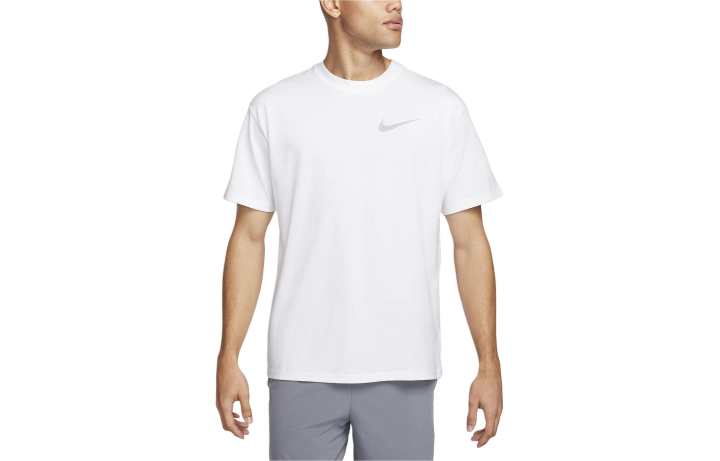 Nike Nike T Shirts Men's White Crew Neck Moderate Straight Fit