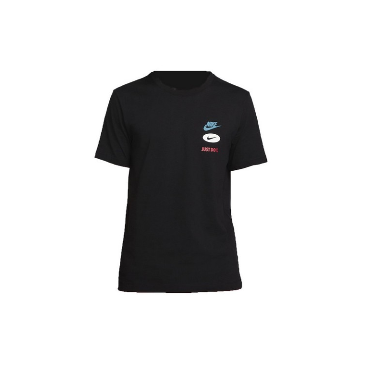 Nike Nike T Shirts Men's Black Crew Neck Moderate Straight Fit