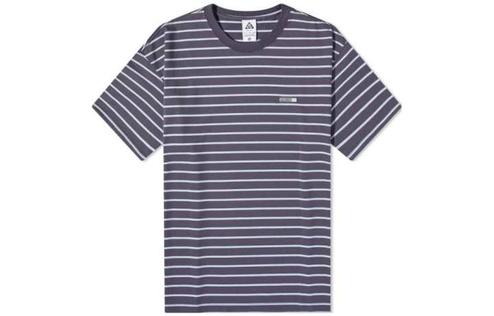 Nike Nike T Shirts Men's Blue Crew Neck Moderate Straight Fit