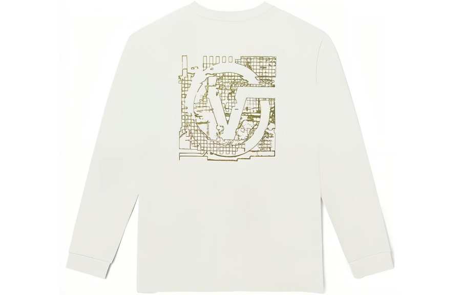 Vans T Shirts Unisex Ecru Crew Neck Moderate Straight Fit