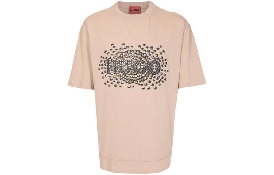 HUGO BOSS SS24 T Shirt Men's Light Brown