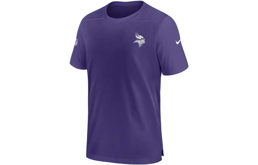 Nike Nike T Shirts Men's Purple Crew Neck Moderate Straight Fit