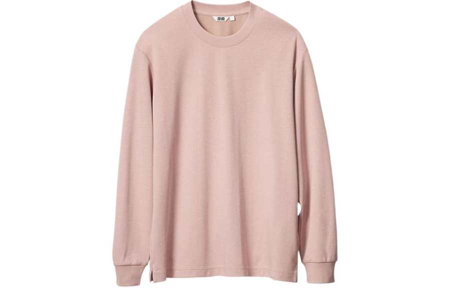 UNIQLO T Shirt Men's Peach Pink