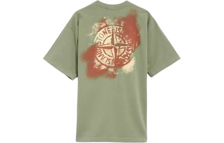 STONE ISLAND T Shirt Men's Sage Green