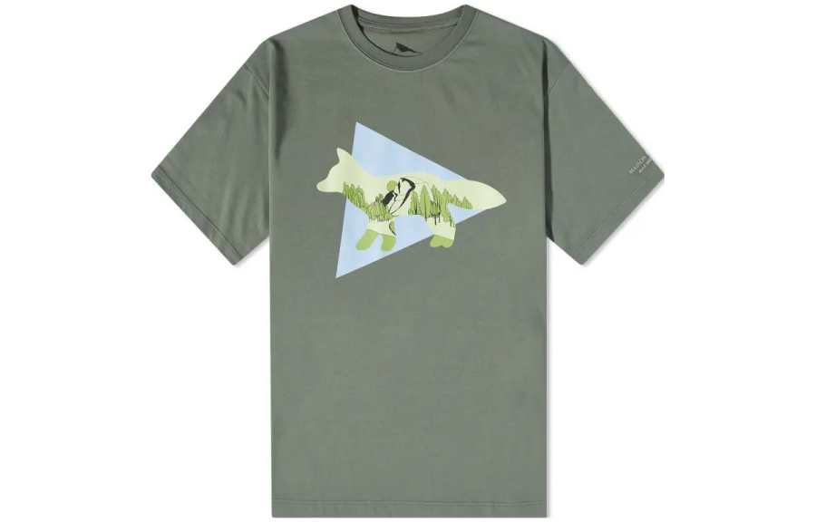 And Wander graphic-print short-sleeve T-shirt