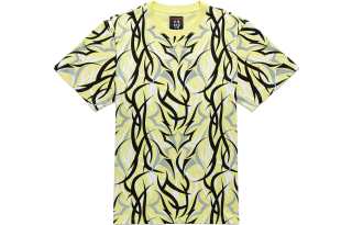 CLOT T Shirts Unisex Yellow Crew Neck Moderate