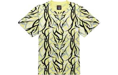 CLOT T Shirts Unisex Yellow Crew Neck Moderate