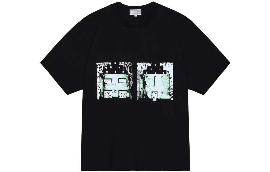 Cav Empt T Shirts Unisex Black Crew Neck Moderate Straight Fit