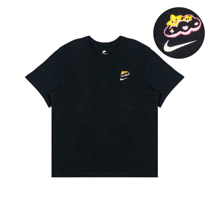 Nike Nike T Shirts Unisex Black Crew Neck Moderate Straight Fit