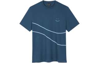 Paul Smith Ps Paul Smith Logo Detailed Crewneck T Shirt
