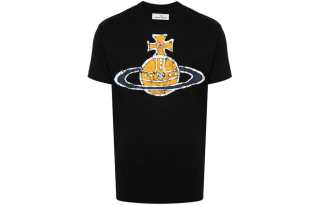 Vivienne Westwood Orb Printed Crewneck T Shirt