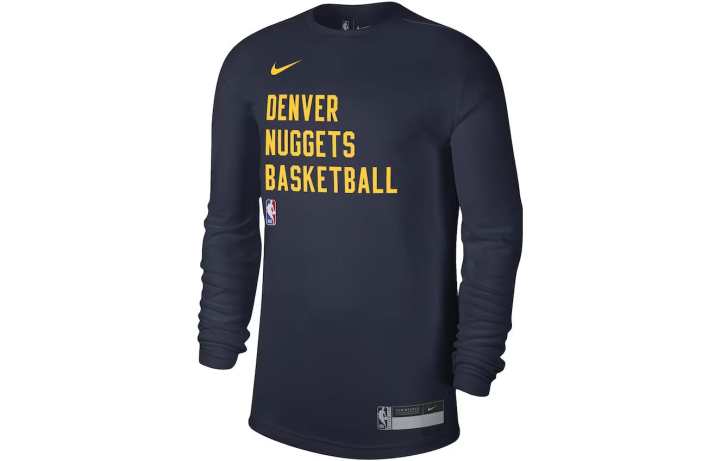 Nike Nike T Shirts Men's Marine Blue Crew Neck Moderate Straight Fit