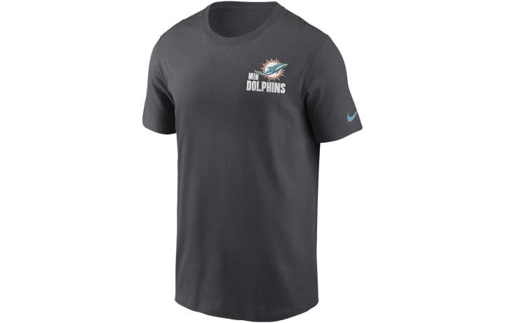 Nike Nike Miami Dolphins Men's Nike Dri FIT Nfl Hooded T Shirt