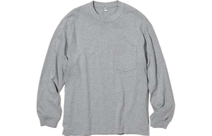 UNIQLO UNIQLO FW23 T Shirt Unisex Gray