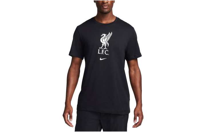 Nike Nike T Shirts Men's Black Crew Neck Moderate Straight Fit