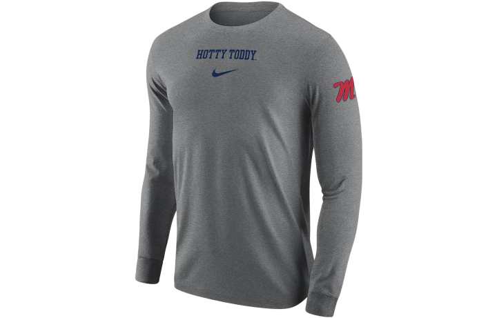 Nike Nike T Shirts Men's Gray Crew Neck Moderate Straight Fit