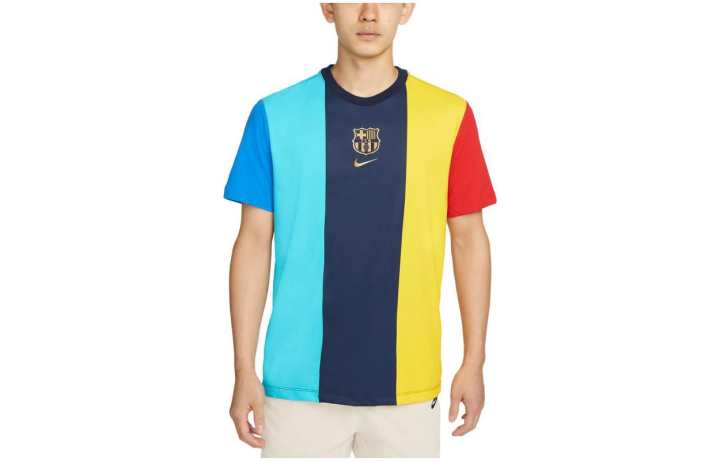 Nike Nike T Shirts Men's Multicolor Crew Neck Moderate Straight Fit